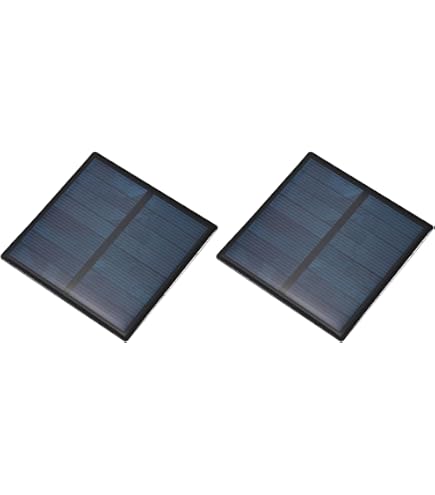 Amazon.com : MECCANIXITY Mini Solar Panel Cell 6V 150mA 0.75W 80mm